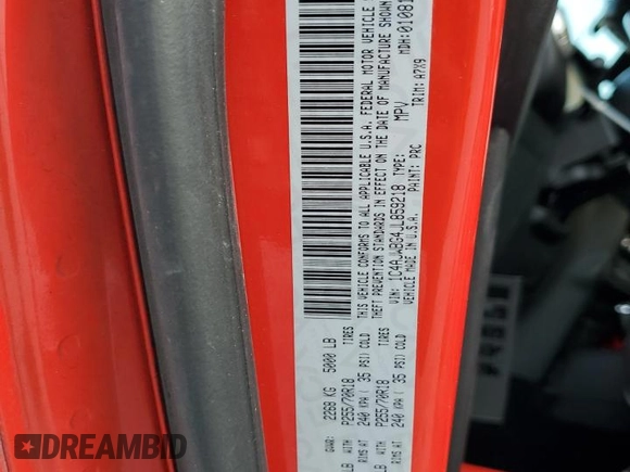 2018 Jeep Wrangler Sahara with VIN 1C4AJWBG4JL859218, listed as a Copart auction lot 54143805 with 71,091 mi miles and Salvage title. Bid and sale history available at DreamBid. Image 12.