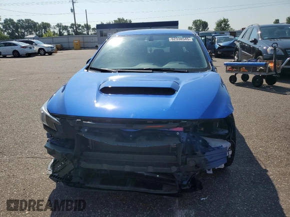 2023 Subaru WRX Premium with VIN JF1VBAF66P9822198, listed as a Copart auction lot 62338545 with 16,013 mi miles and Salvage title. Bid and sale history available at DreamBid. Image 5.