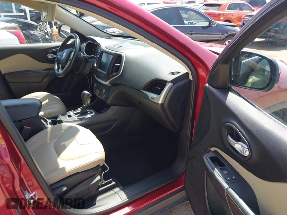 2016 Jeep Cherokee Limited with VIN 1C4PJLDB7GW146458, listed as a IAAI auction lot 42000075 with 91,291 mi miles and . Bid and sale history available at DreamBid. Image 5.