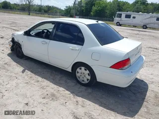 2002 Mitsubishi Lancer ES with VIN JA3AJ26E42U054430, listed as a IAAI auction lot 41918246 with 192,996 mi miles. Bid and sale history available at carsss.com. Image 3.