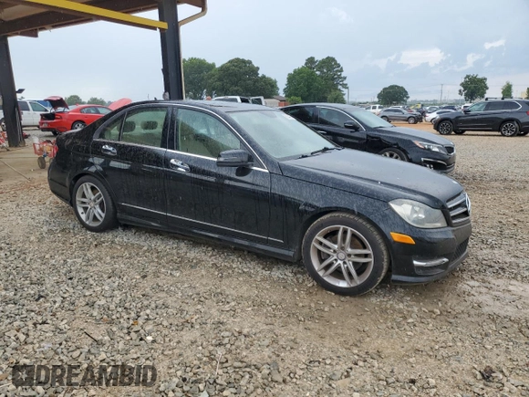 2014 Mercedes-Benz C 250 Sport with VIN WDDGF4HB5EA937668, listed as a Copart auction lot 60544955 with 213,372 mi miles and Salvage title. Bid and sale history available at DreamBid. Image 4.