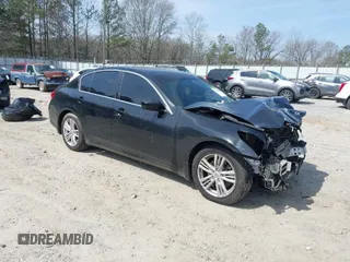 2012 Infiniti G37 Sedan Journey with VIN JN1CV6AP2CM932164, listed as a IAAI auction lot 41760198 with 212,969 mi miles. Bid and sale history available at carsss.com. Image 1.