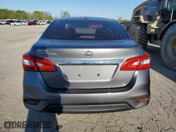 2018 Nissan Sentra SV with VIN 3N1AB7AP4JL652971, listed as a Copart auction lot 50880354 with 53,627 mi miles and Salvage Title. Bid and sale history available at carsss.com. Image 6.