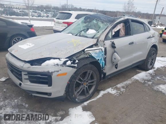 2024 Porsche Cayenne with VIN WP1BA2AY1RDA52862, listed as a IAAI auction lot 41262541 with 13,084 mi miles and . Bid and sale history available at DreamBid. Image 2.