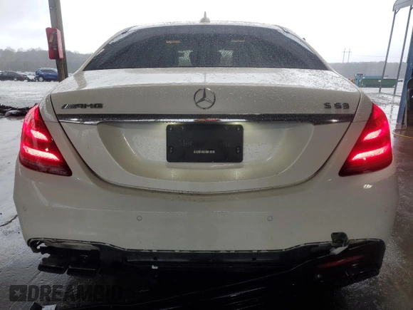 2018 Mercedes-Benz S 63 AMG with VIN WDDUG8JB2JA343602, listed as a Copart auction lot 84506804 with 103,928 mi miles and Salvage title. Bid and sale history available at DreamBid. Image 6.