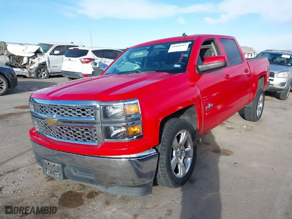 2014 Chevrolet Silverado 1500 LT with VIN 3GCPCREH2EG510197, listed as a IAAI auction lot 41669311 with 110,525 mi miles. Bid and sale history available at carsss.com. Image 2.
