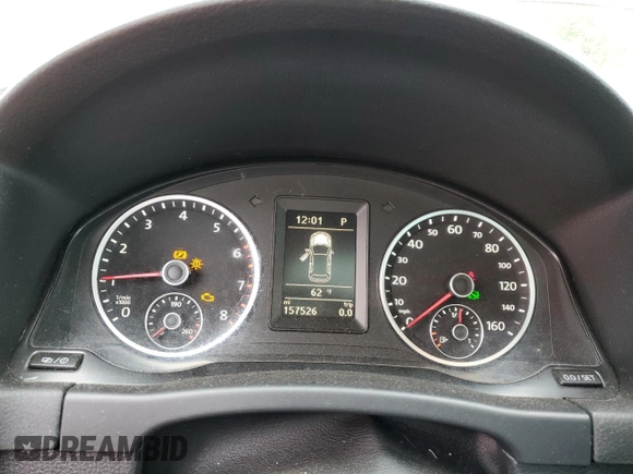 2013 Volkswagen Tiguan SE z VIN WVGBV7AX6DW550316, wystawiony jako Copart lot #56964595 z przebiegiem 157 526 mil mil oraz Szkoda całkowita • Salvage title. Historia ofert i sprzedaży dostępna na DreamBid. Obrazek 9.