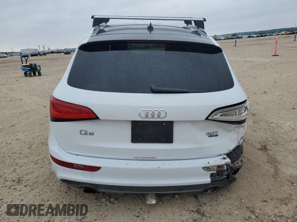 2015 Audi Q5 Premium Plus with VIN WA1DGAFP6FA090940, listed as a Copart auction lot 55791425 with 130,738 mi miles and Salvage title. Bid and sale history available at DreamBid. Image 6.