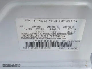 2008 Mazda Mazda3 s Grand Touring with VIN JM1BK343581834456, listed as a IAAI auction lot 41511870 with 135,619 mi miles. Bid and sale history available at carsss.com. Image 9.