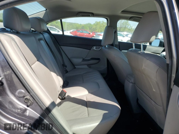 2014 Honda Civic EX-L with VIN 19XFB2F90EE010080, listed as a Copart auction lot 52307055 with 284,203 mi miles and Salvage Title. Bid and sale history available at DreamBid. Image 10.