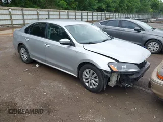 2015 Volkswagen Passat Wolfsburg Edition with VIN 1VWAT7A3XFC035291, listed as a IAAI auction lot 42375889 with 203,717 mi miles and . Bid and sale history available at DreamBid. Image 1.