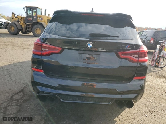 2020 BMW X3 M Competition with VIN 5YMTS0C05L9B85627, listed as a Copart auction lot 77110084 with NaN miles and Salvage Title. Bid and sale history available at carsss.com. Image 6.