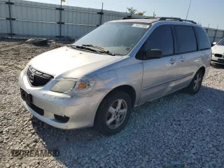 2003 Mazda MPV LX with VIN JM3LW28A630374788, listed as a Copart auction lot 74323184 with 129,137 mi miles and Salvage Title. Bid and sale history available at carsss.com. Image 1.