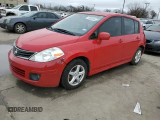 2010 Nissan Versa 1.8 S with VIN 3N1BC1CP1AL419173, listed as a Copart auction lot 44593245 with 106,211 mi miles and Salvage Title. Bid and sale history available at carsss.com. Image 1.