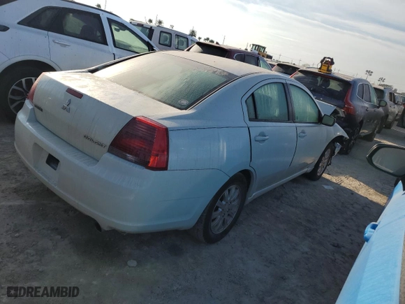 2008 Mitsubishi Galant ES with VIN 4A3AB36F28E012156, listed as a Copart auction lot 75007024 with 151,624 mi miles and Salvage Title. Bid and sale history available at carsss.com. Image 3.