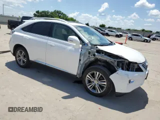 2015 Lexus RX 350 with VIN 2T2ZK1BA0FC197968, listed as a Copart auction lot 53550905 with 90,433 mi miles and Salvage Title. Bid and sale history available at carsss.com. Image 4.
