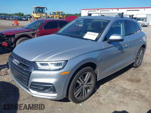2020 Audi Q5 Premium Plus with VIN WA1E2AFY5L2067280, listed as a IAAI auction lot 42502484 with 62,583 mi miles and . Bid and sale history available at DreamBid. Image 18.