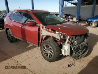2016 Nissan Rogue SV with VIN KNMAT2MT9GP708518, listed as a Copart auction lot 51318855 with 102,800 mi miles and Salvage Title. Bid and sale history available at DreamBid. Image 4.