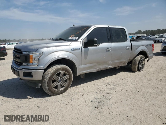 2020 Ford F-150 XL with VIN 1FTEW1E56LKE93027, listed as a Copart auction lot 48920305 with 161,133 mi miles and Salvage Title. Bid and sale history available at carsss.com. Image 1.
