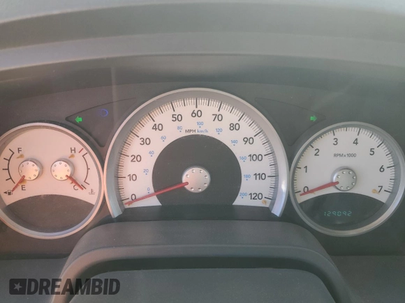 2007 Dodge Dakota SLT with VIN 1D7HE48N37S107379, listed as a Copart auction lot 78156304 with 129,092 mi miles and Salvage Title. Bid and sale history available at DreamBid. Image 9.