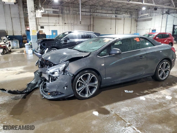 2016 Buick Cascada Premium with VIN W04WT3N5XGG122318, listed as a Copart auction lot 51711595 with 0 mi miles and Clean Title. Bid and sale history available at carsss.com. Image 1.
