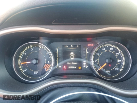 2015 Jeep Cherokee Sport with VIN 1C4PJLAB8FW663173, listed as a Copart auction lot 81185614 with 126,738 mi miles and Salvage title. Bid and sale history available at DreamBid. Image 9.
