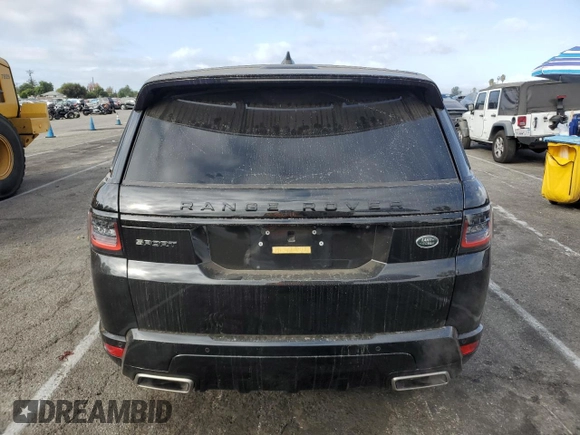 2019 Land Rover Range Rover Sport HSE Dynamic with VIN SALWV2SVXKA419141, listed as a Copart auction lot 79052744 with 58,605 mi miles and Salvage Title. Bid and sale history available at carsss.com. Image 6.