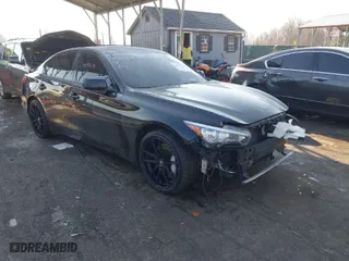 2014 Infiniti Q50 Premium with VIN JN1BV7AR4EM682075, listed as a IAAI auction lot 41392275 with 79,713 mi miles. Bid and sale history available at carsss.com. Image 1.