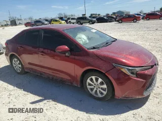 2022 Toyota Corolla LE with VIN 5YFEPMAE3NP323801, listed as a Copart auction lot 49072585 with 67,252 mi miles and Salvage Title. Bid and sale history available at carsss.com. Image 4.
