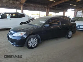 2004 Honda Civic LX with VIN 1HGEM22574L075962, listed as a Copart auction lot 46955185 with 288,181 mi miles and Clean Title. Bid and sale history available at DreamBid. Image 1.