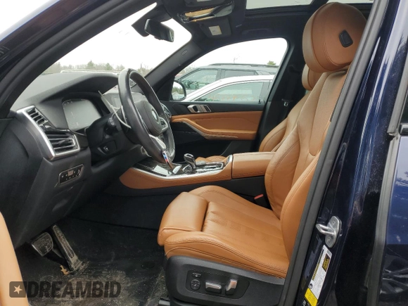 2019 BMW X5 xDrive40i with VIN 5UXCR6C51KLL26595, listed as a Copart auction lot 70907012 with 54,276 mi miles. Bid and sale history available at carsss.com. Image 7.