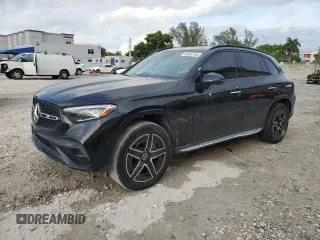 2023 Mercedes-Benz GLC with VIN W1NKM4GB9PU025907, listed as a Copart auction lot 45935185 with 0 mi miles and Salvage Title. Bid and sale history available at carsss.com. Image 1.