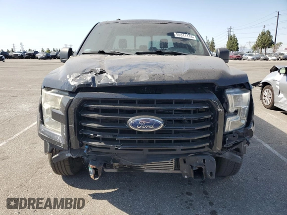 2016 Ford F-150 XL with VIN 1FTEW1CG4GKG00800, listed as a Copart auction lot 59311115 with Not provided miles and Salvage title. Bid and sale history available at DreamBid. Image 5.