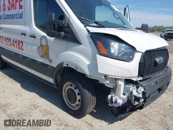 2023 Ford Transit Cargo with VIN 1FTBR1C89PKA58175, listed as a IAAI auction lot 42007354 with 55,141 mi miles. Bid and sale history available at carsss.com. Image 17.