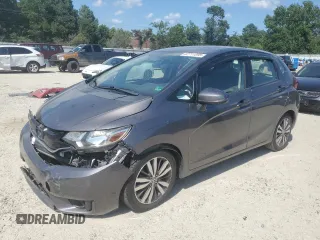 2017 Honda Fit EX-L with VIN JHMGK5H83HS001321, listed as a Copart auction lot 62711095 with 79,260 mi miles and Salvage title. Bid and sale history available at DreamBid. Image 1.