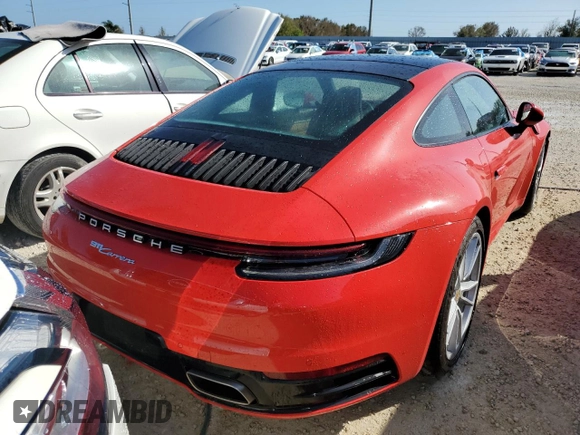 2022 Porsche 911 Carrera with VIN WP0AA2A92NS205440, listed as a Copart auction lot 78298794 with 0 mi miles and Salvage Title. Bid and sale history available at carsss.com. Image 6.
