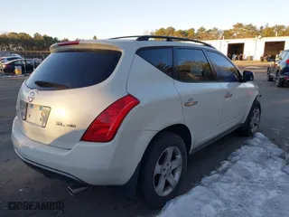 2004 Nissan Murano SE with VIN JN8AZ08W34W325753, listed as a IAAI auction lot 38803537 with 1 mi miles. Bid and sale history available at carsss.com. Image 4.