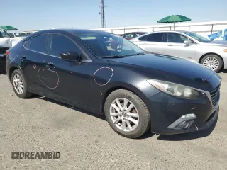 2016 Mazda 3 i Touring with VIN JM1BM1V72G1296409, listed as a Copart auction lot 59008785 with 124,738 mi miles and Salvage title. Bid and sale history available at DreamBid. Image 4.