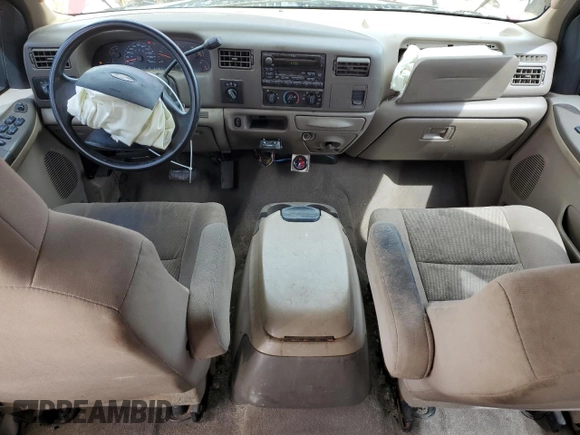 2004 Ford F-250 XL with VIN 1FTNW21P04EC40461, listed as a Copart auction lot 51455135 with 218,925 mi miles and Salvage title. Bid and sale history available at DreamBid. Image 8.