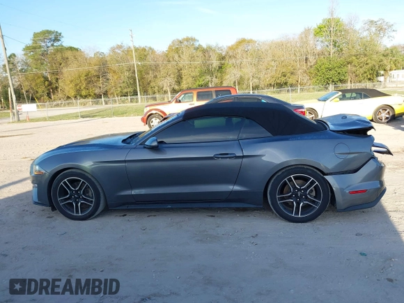 2021 Ford Mustang EcoBoost with VIN 1FATP8UH5M5107597, listed as a IAAI auction lot 41690617 with 54,164 mi miles. Bid and sale history available at carsss.com. Image 14.
