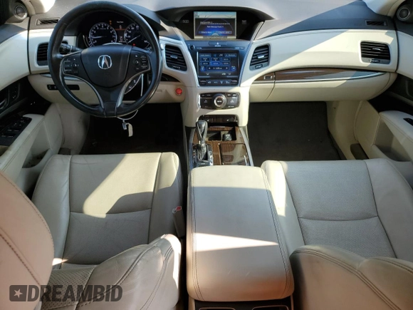 2017 Acura RLX Technology with VIN JH4KC1F59HC000547, listed as a Copart auction lot 60140905 with 145,447 mi miles and Salvage title. Bid and sale history available at DreamBid. Image 8.