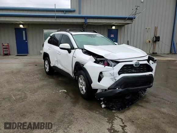 2021 Toyota RAV4 Hybrid XLE with VIN 2T3RWRFV7MW114611, listed as a Copart auction lot 48426295 with 76,436 mi miles and Salvage Title. Bid and sale history available at carsss.com. Image 13.