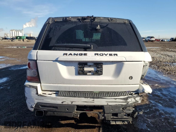2011 Land Rover Range Rover Sport HSE with VIN SALSF2D41BA260722, listed as a Copart auction lot 49317025 with 107,230 mi miles and Salvage Title. Bid and sale history available at carsss.com. Image 6.
