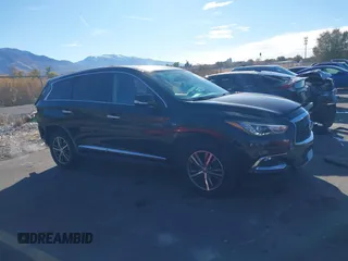 2020 Infiniti QX60 Luxe with VIN 5N1DL0MM5LC522210, listed as a IAAI auction lot 40913550 with 90,289 mi miles and . Bid and sale history available at DreamBid. Image 13.
