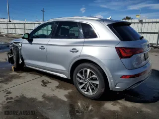 2021 Audi Q5 Premium with VIN WA1AAAFY0M2043357, listed as a Copart auction lot 46441855 with 54,039 mi miles and Salvage Title. Bid and sale history available at carsss.com. Image 2.
