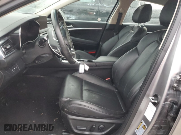 2023 Genesis G70 2.0T with VIN KMTG34TA5PU131494, listed as a Copart auction lot 76295844 with Not Provided miles and Non Repairable. Bid and sale history available at DreamBid. Image 7.