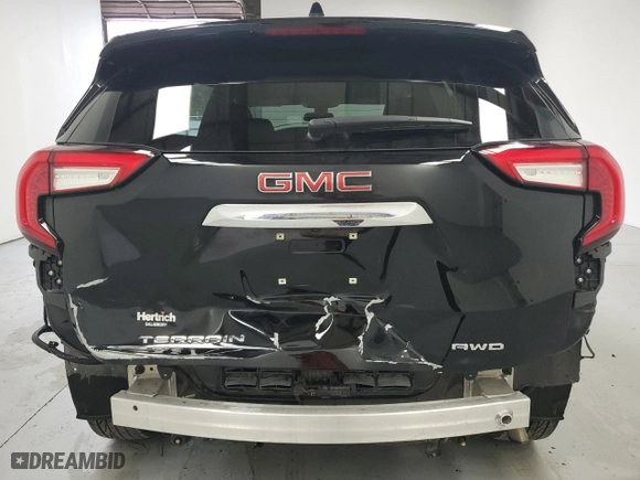 2022 GMC Terrain SLE with VIN 3GKALTEV2NL177262, listed as a Copart auction lot 51424555 with 74,741 mi miles and Clean Title. Bid and sale history available at carsss.com. Image 6.