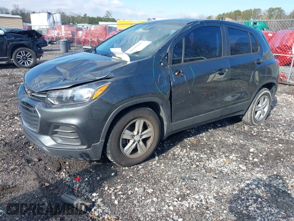 2020 Chevrolet Trax LS with VIN 3GNCJKSB7LL126262, listed as a IAAI auction lot 41601045 with 54,820 mi miles and . Bid and sale history available at DreamBid. Image 2.