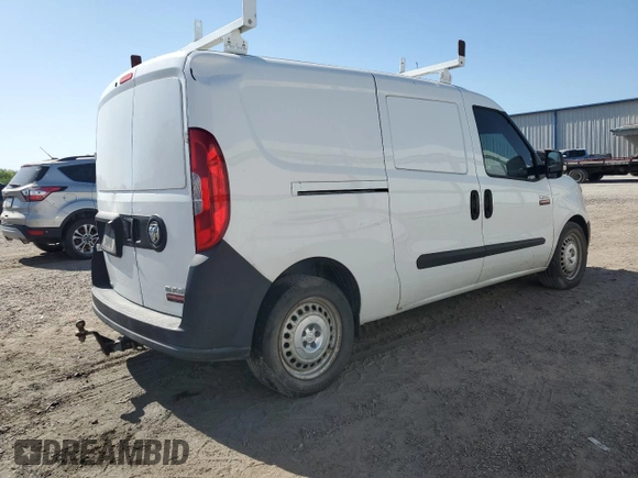 2018 Ram ProMaster City Cargo Tradesman with VIN ZFBERFAB7J6H82008, listed as a Copart auction lot 52996345 with 71,391 mi miles and Salvage Title. Bid and sale history available at DreamBid. Image 3.