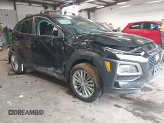 2020 Hyundai Kona SEL with VIN KM8K2CAA1LU404445, listed as a IAAI auction lot 41919384 with 46,322 mi miles. Bid and sale history available at carsss.com. Image 1.